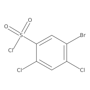 5-Bromo-2,4-dichlorobenzene-1-sulfonyl chloride Structure