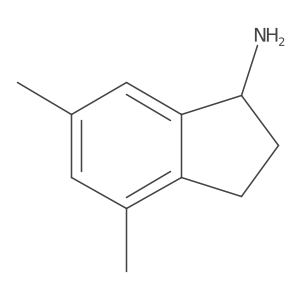 (R)-4,6-Dimethyl-2,3-dihydro-1H-inden-1-amine Structure