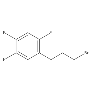 1-(3-Bromopropyl)-2,4,5-trifluorobenzene结构式