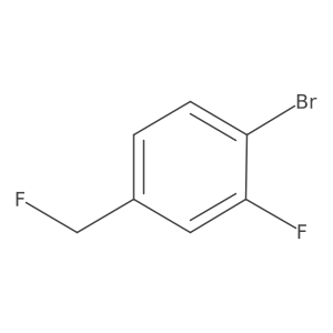 1-Bromo-2-fluoro-4-(fluoromethyl)benzene结构式
