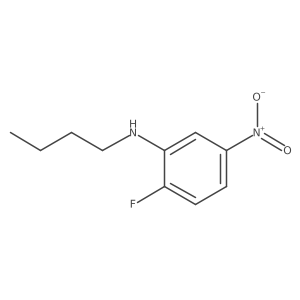 N-butyl-2-fluoro-5-nitroaniline Structure