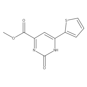 Methyl 2-hydroxy-6-(2-thiophenyl)pyrimidine-4-carboxylate结构式