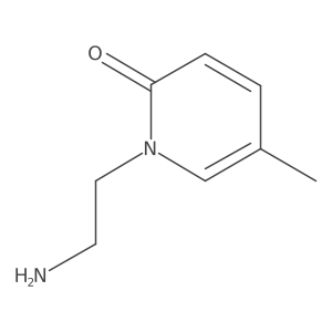 1-(2-Aminoethyl)-5-methyl-2(1H)-pyridinone结构式