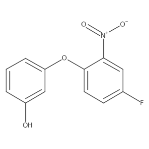 3-(4-Fluoro-2-nitrophenoxy)phenol Structure