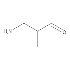 3-Amino-2-methylpropanal Structure