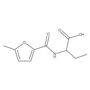 2-(5-Methylfuran-2-carboxamido)butanoic acid Structure
