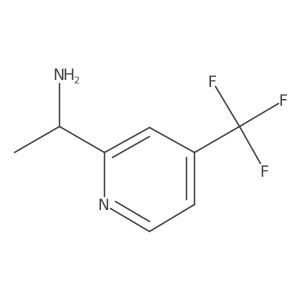 (R)-1-(4-(Trifluoromethyl)pyridin-2-yl)ethan-1-amine Structure