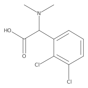 2-(2,3-Dichlorophenyl)-2-(dimethylamino)acetic acid Structure