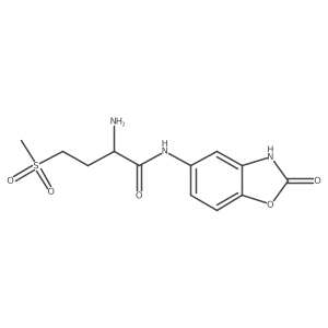 2-Amino-4-methanesulfonyl-N-(2-oxo-2,3-dihydro-1,3-benzoxazol-5-yl)butanamide Structure