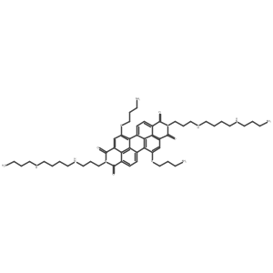 5,12-Bis(3-aminopropoxy)-2,9-bis(3-((4-((3-aminopropyl)amino)butyl)amino)propyl)anthra[2,1,9-def:6,5,10-d'e'f']diisoquinoline-1,3,8,10(2H,9H)-tetraone结构式