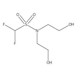1,1-difluoro-N,N-bis(2-hydroxyethyl)methanesulfonamide结构式