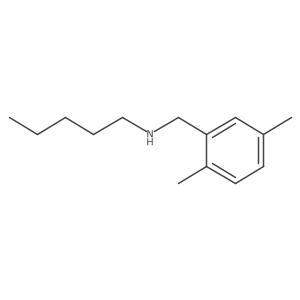 [(2,5-Dimethylphenyl)methyl](pentyl)amine Structure