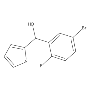 (5-Bromo-2-fluorophenyl)(thiophen-2-yl)methanol Structure