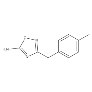 3-(4-Methylbenzyl)-1,2,4-oxadiazol-5-amine结构式