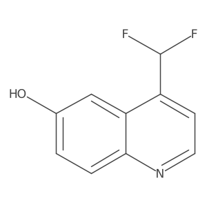 4-(Difluoromethyl)quinolin-6-ol结构式