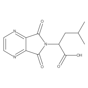 2-(5,7-dioxo-5,7-dihydro-6H-pyrrolo[3,4-b]pyrazin-6-yl)-4-methylpentanoic acid Structure
