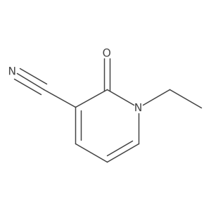 1-Ethyl-2-oxo-1,2-dihydropyridine-3-carbonitrile结构式