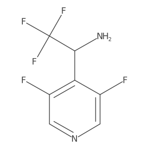 (1R)-1-(3,5-difluoropyridin-4-yl)-2,2,2-trifluoroethanamine Structure
