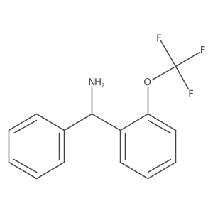 Phenyl[2-(trifluoromethoxy)phenyl]methanamine Structure