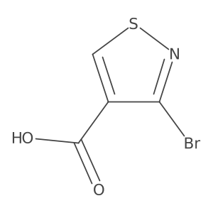 3-Bromo-1,2-thiazole-4-carboxylic acid Structure