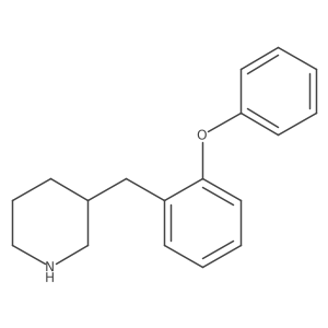 3-[(2-Phenoxyphenyl)methyl]piperidine结构式