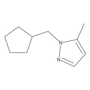 1-(cyclopentylmethyl)-5-methyl-1H-pyrazole结构式
