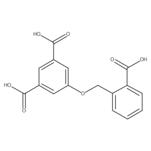 5-((2-Carboxybenzyl)oxy)isophthalic acid结构式