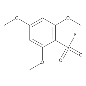 2,4,6-Trimethoxybenzene-1-sulfonyl fluoride结构式