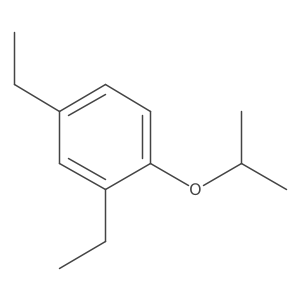 Benzene, 2,4-diethyl-1-(1-methylethoxy)- Structure