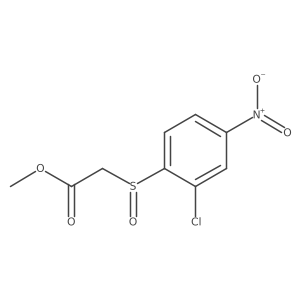 Acetic acid, ((2-chloro-4-nitrophenyl)sulfinyl)-, methyl ester结构式