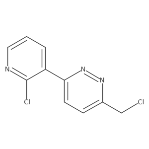3-(Chloromethyl)-6-(2-chloro-3-pyridinyl)pyridazine结构式