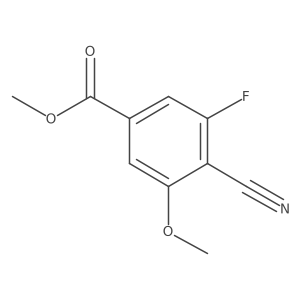Methyl 4-cyano-3-fluoro-5-methoxybenzoate Structure