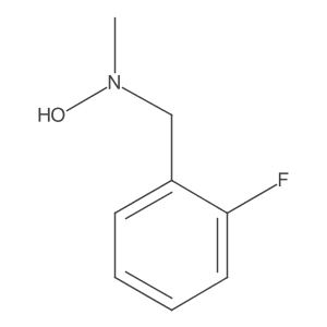 N-[(2-fluorophenyl)methyl]-N-methylhydroxylamine结构式