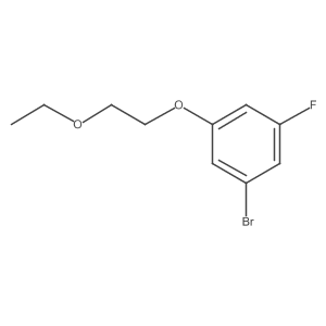 1-Bromo-3-(2-ethoxyethoxy)-5-fluorobenzene Structure