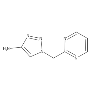 1-(Pyrimidin-2-ylmethyl)-1H-1,2,3-triazol-4-amine结构式