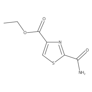 Ethyl 2-carbamoylthiazole-4-carboxylate Structure