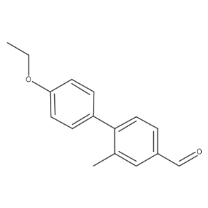 4-(4-Ethoxyphenyl)-3-methylbenzaldehyde Structure