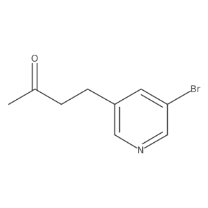 4-(5-Bromopyridin-3-yl)butan-2-one结构式