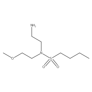 N-(2-aminoethyl)-N-(2-methoxyethyl)butane-1-sulfonamide Structure