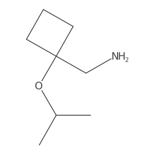 (1-Isopropoxycyclobutyl)methanamine结构式