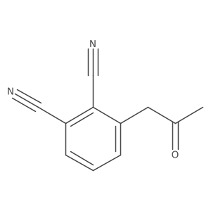 1-(2,3-Dicyanophenyl)propan-2-one结构式