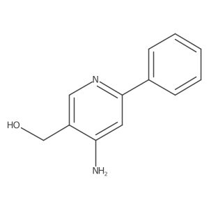 (4-Amino-6-phenylpyridin-3-yl)methanol结构式