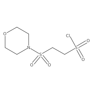 2-(Morpholine-4-sulfonyl)ethane-1-sulfonyl chloride结构式