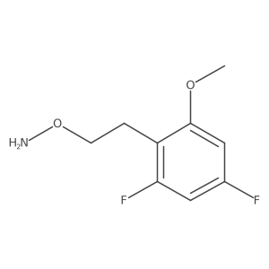 O-[2-(2,4-difluoro-6-methoxyphenyl)ethyl]hydroxylamine Structure
