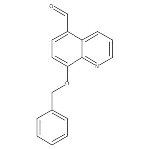 8-(Benzyloxy)quinoline-5-carbaldehyde Structure