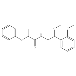 N-(2-methoxy-2-(2-methoxyphenyl)ethyl)-2-phenoxypropanamide Structure