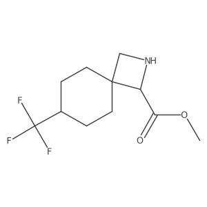 Methyl 7-(trifluoromethyl)-2-azaspiro[3.5]nonane-1-carboxylate Structure