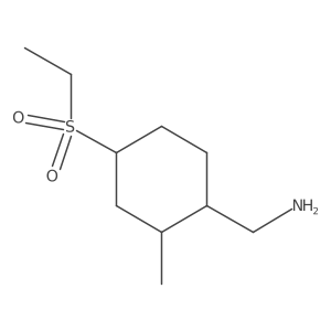 [4-(Ethanesulfonyl)-2-methylcyclohexyl]methanamine结构式