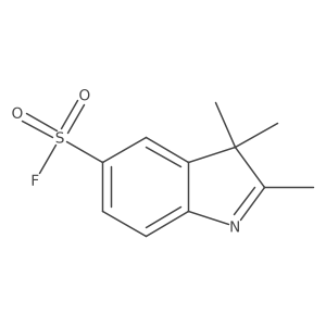 2,3,3-trimethyl-3H-indole-5-sulfonyl fluoride Structure