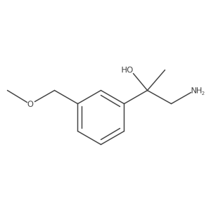 1-Amino-2-[3-(methoxymethyl)phenyl]propan-2-ol Structure